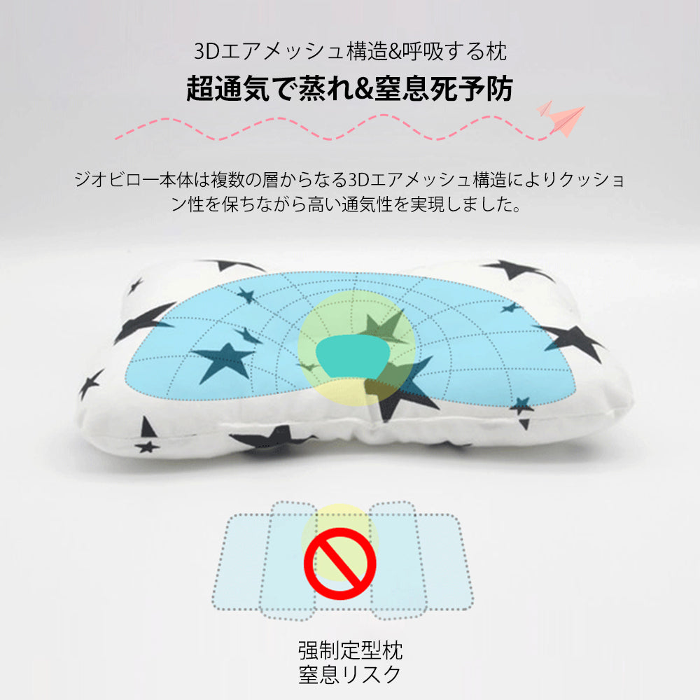 新生児から使える 絶壁頭予防枕